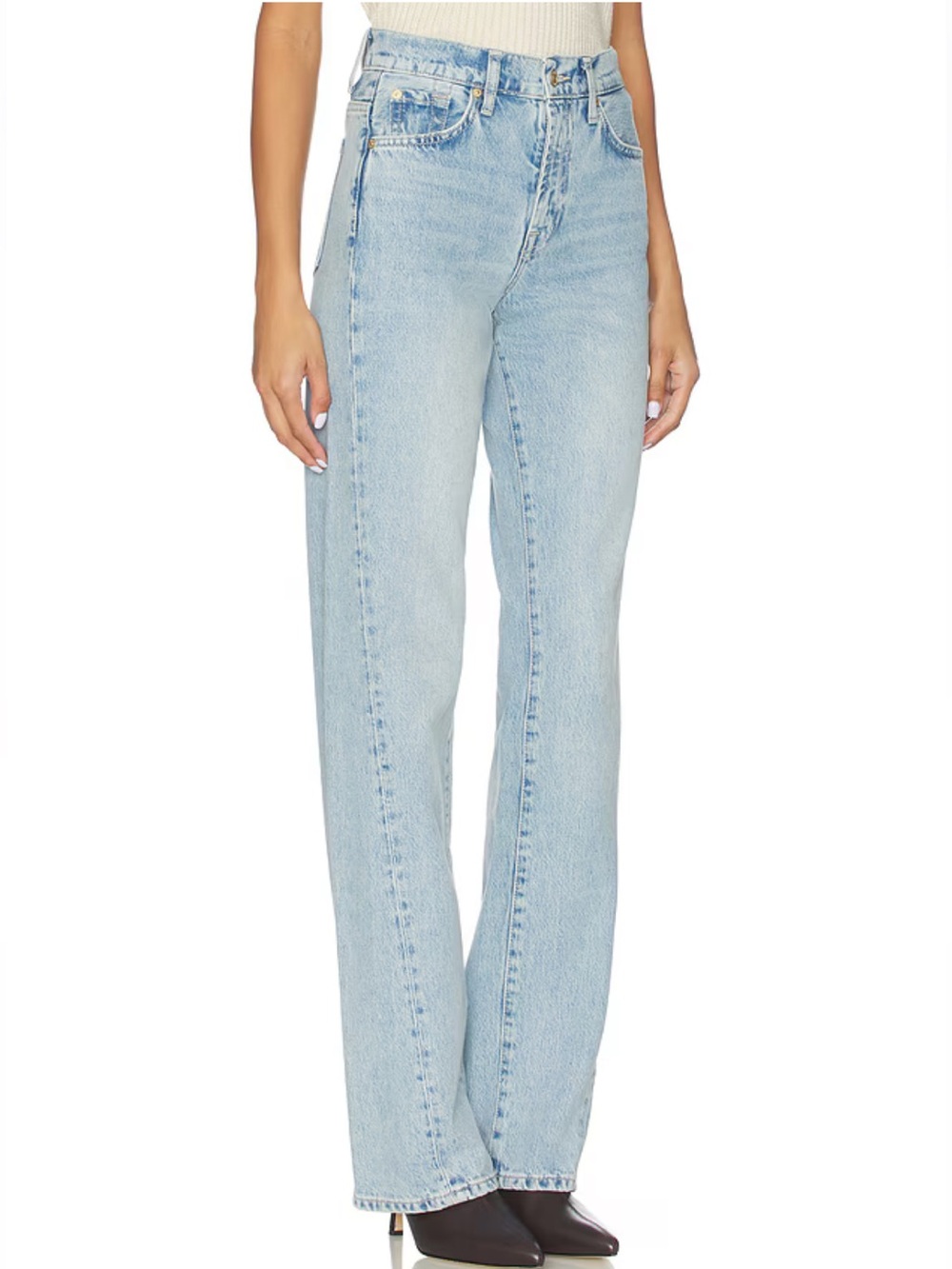 Women’s NWT 7 for all mankind Twisted Inseam Tess Trouser Jeans in September 24